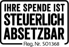 Ihre Spende ist steuerlich absetzbar. Reg. Nr. SO1368